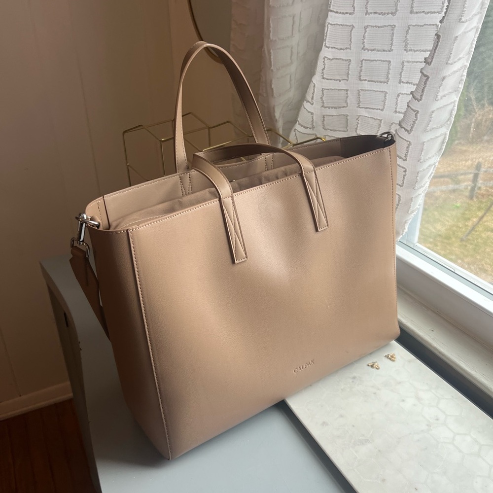 Calpak Beige Tote Bag
